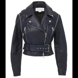 Veronica Beard Jylan Leather Moto Jacket - Sizes 8 and 10 available